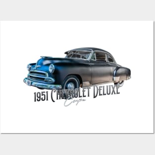 1951 Chevrolet Deluxe Coupe Posters and Art